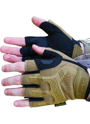 Перчатки тактические беспалые mechanix mxk-2 койот m |швидка доставка|