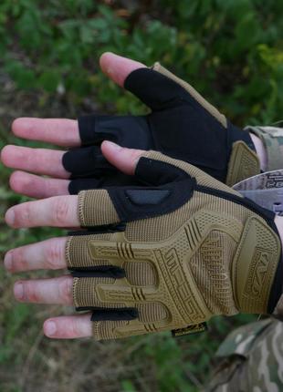 Перчатки тактические беспалые mechanix mxk-2 койот m |швидка доставка|