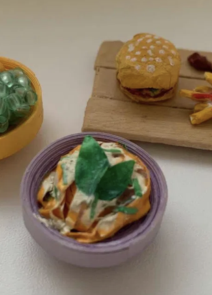Миниатюра, для кукольного дома, миниатюрная еда, для кукол барби