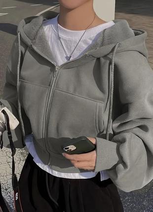 Худі з капюшоном на блискавці