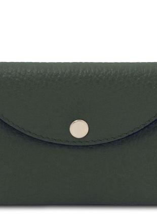 Шкіряна візитниця кардхолдер tuscany tl142418 (forest green)