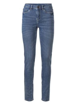 Джинсы skinny зауженные облегающие для женщины esmara lidl 408929  синий
