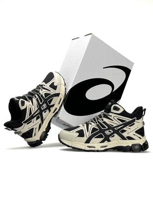 Жіночі кросівки asics gel-kahana 8 beige black fur
