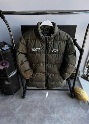 Куртка nike nocta зимняя зеленая мужская