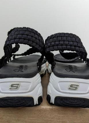 ❗️❗️❗️сандалии, босоножки skechers women's d'lites - head spin sandals black 5.0 40 р. оригинал