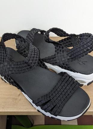 ❗️❗️❗️сандалии, босоножки skechers women's d'lites - head spin sandals black 5.0 40 р. оригинал