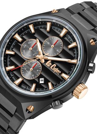 Чоловічий годинник lee cooper ice black |швидка доставка|