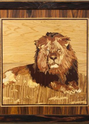 Мозаичное панно "лев"