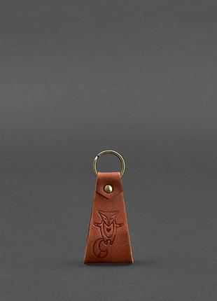 Шкіряний брелок лисичка
