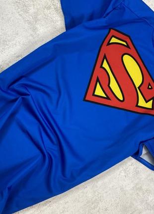Синяя компрессионная футболка under armour super man: сила и стиль!6 фото