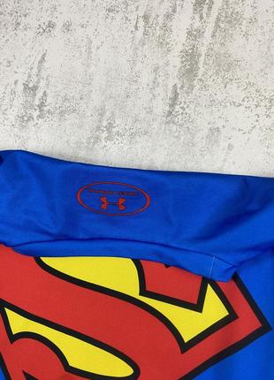 Синяя компрессионная футболка under armour super man: сила и стиль!5 фото