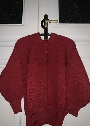 Винтажный шерстяной свитер