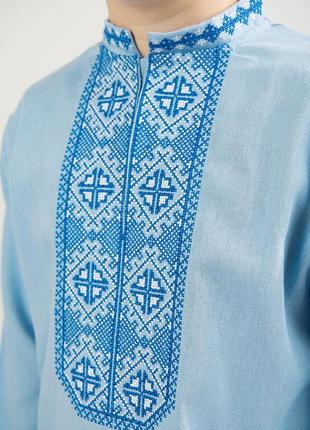 Вышиванка лен для детей 104-164