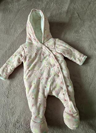 Комбинезон для новорожденной девочки