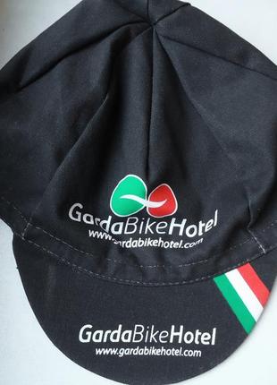Велокепка garda bike hotel cotton italy cycling cap