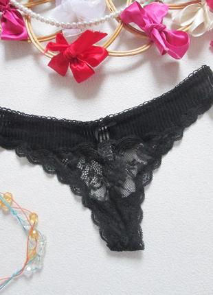 Суперовые кружевные трусики стринги victoria secret`s оригинал🌺💖🌺