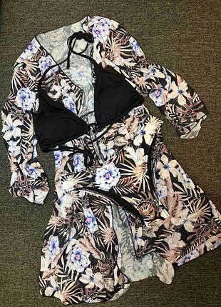 Комлект раздельный купальник + туника 6 цветов sisianna 9666хф