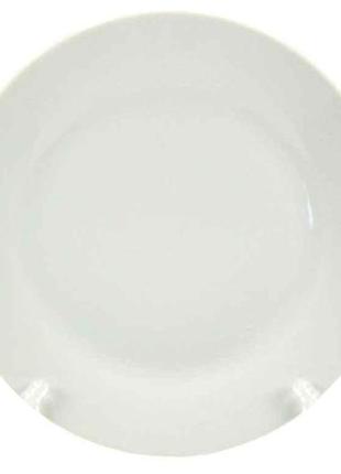 Тарілка мілка №7 d=175мм (12 шт. в уп) rwp -01 white horeca тм interos