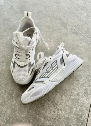 Кросівки emporio gravierter armani оригінал кеди мокасини спортивне взуття old money