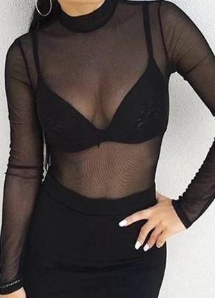 Водолазка в сітку