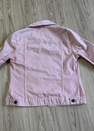 Стильна курткa,піджак denim рожевого кольору2 фото
