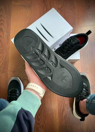 Кроссовки мужские adidas shark black &amp; gray &amp; white7 фото