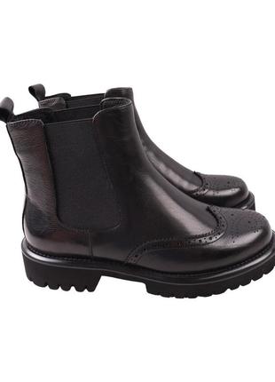 Ботинки женские djovannia черные натуральная кожа, 37