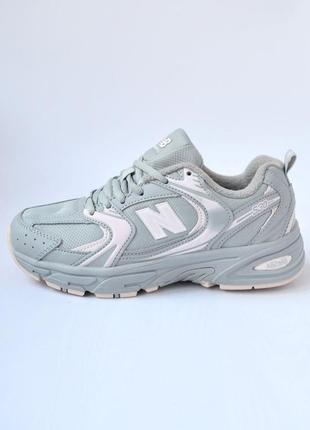 Женские кроссовки new balance 530 gray pink