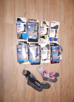 Лижні носки шкарпетки гольфи високі термо crivit pro, німеччина