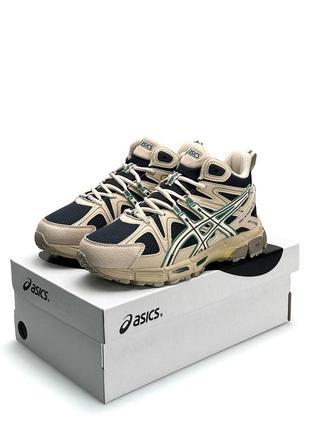 Женские кроссовки asics gel-kahana 8 beige green fur