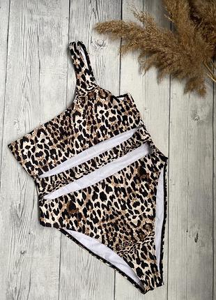 Леопардовий суцільний купальник missguided xl (14)