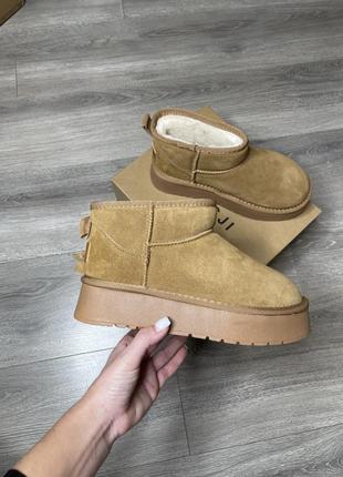 Ugg жіночі, уггі чорні , карамель , хаккі кольори