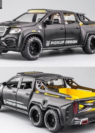 Мерседес бенц mercedes benz детская машинка металлическая pickup design