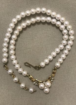 Винтажный чекер с жемчужинами майорка