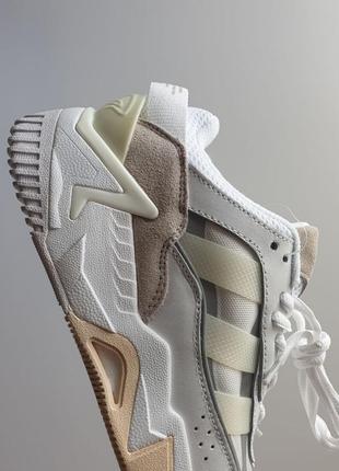Кроссовки adidas niteball 2 • white beige •9 фото