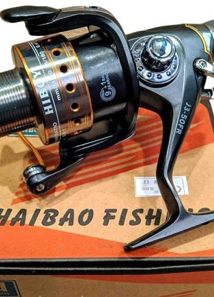 Коропова котушка  j3 50fr 9+1bb hiboy haibao fishing з бейтраннером