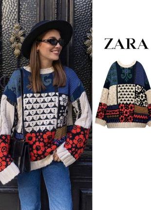 Эксклюзивная модель удлиненного свитера в стиле zara3 фото