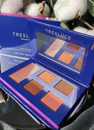 Палетка теней tresluce beauty destinos snackable palette in eternal bliss