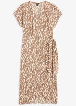 Платье миди на запах monki