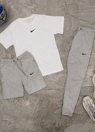 Чоловічий спортивний костюм, шорти і футболка літо nike