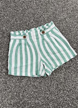 Льняные шорты primark на девочку