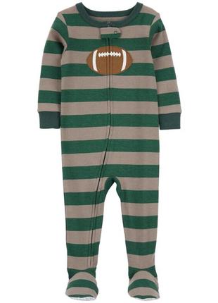 Carters хлопковый человечек пижама поддева слип boy
