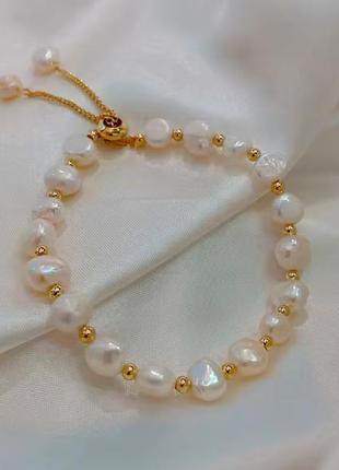 Жіночий браслет перлина