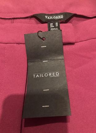 Роскошные женские брюки ягодного цвета tailored