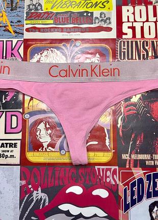 Стрінги calvin klein clein труси трусики кельвін кляйн рожеві