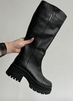 Зимові чоботи з натуральної шкіри