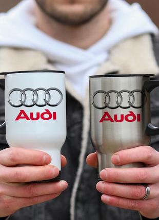 Термокружка  "audi" с принтом