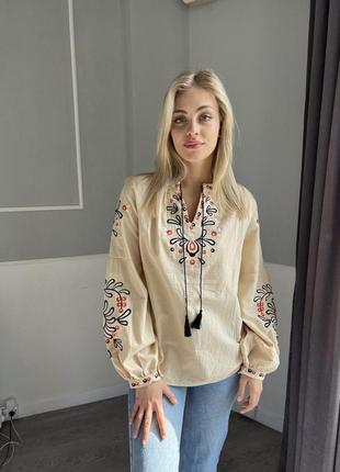 Вышиванка женская, вышитая блуза3 фото