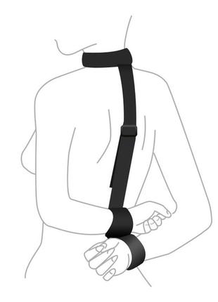Набір для фіксації рук нашийник чокер – bdsm hand fixation simple