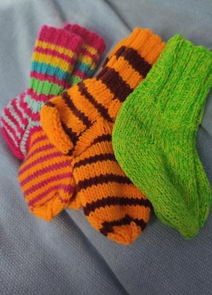 Вязаные носки